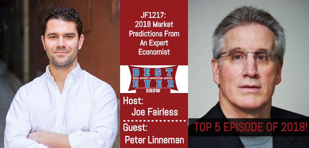Banner for the Top 5 Episode of 2018 with Peter Linneman