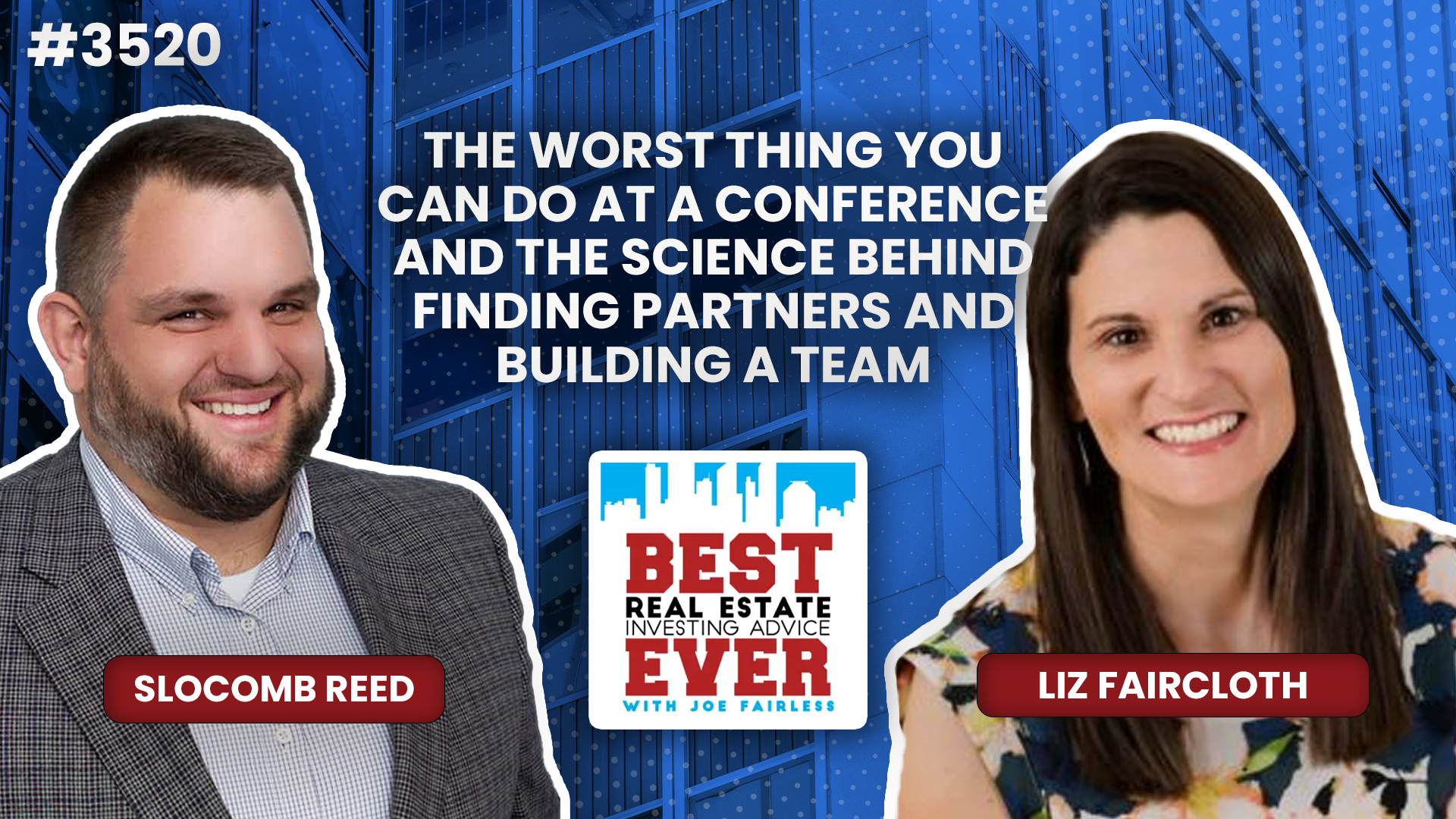 JF3520: The Worst Thing You Can Do at a Conference and the Science Behind Finding Partners and Building a Team ft. Liz Faircloth