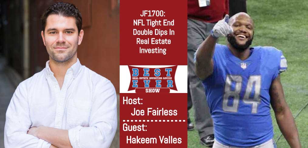 JF1700: NFL Tight End Double Dips In Real Estate Investing with Hakeem Valles | Syndicated Deal Analyzer