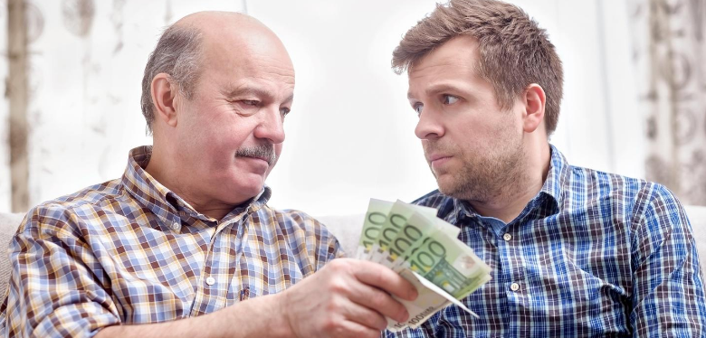 Being careful about lending money to friends and family