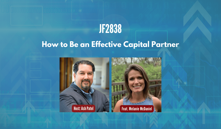 how to be an effective capital partner